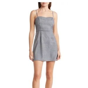 French Connection Gingham mini dress